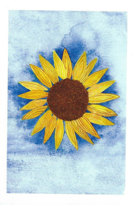 prints of original sunflower watercolor paintings