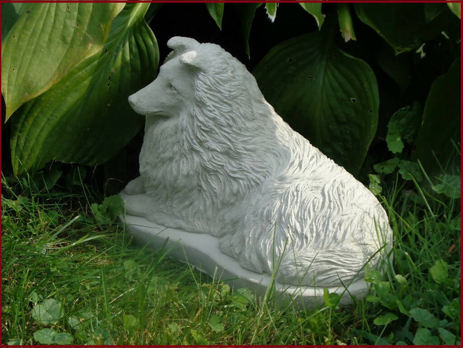 Shetland Sheepdog concrete statue 5x10x6" High