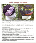 Knitting Pattern - Bats in the Night Sky Beanie