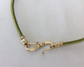 Green foiled heart pendant