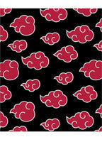 NARUTO SHIPPUDEN AKATSUKI THROW BLANKET