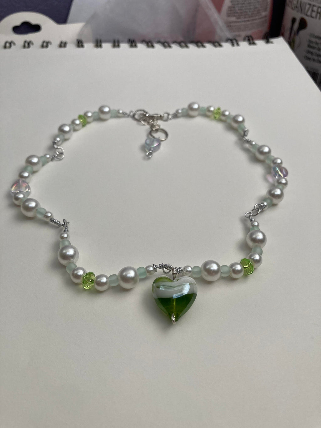 Green Heart Necklace