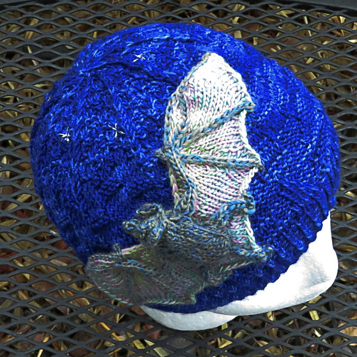 Creature Beanie - Bats in the Night Sky, Size L