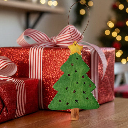 Tin Christmas Tree ornament