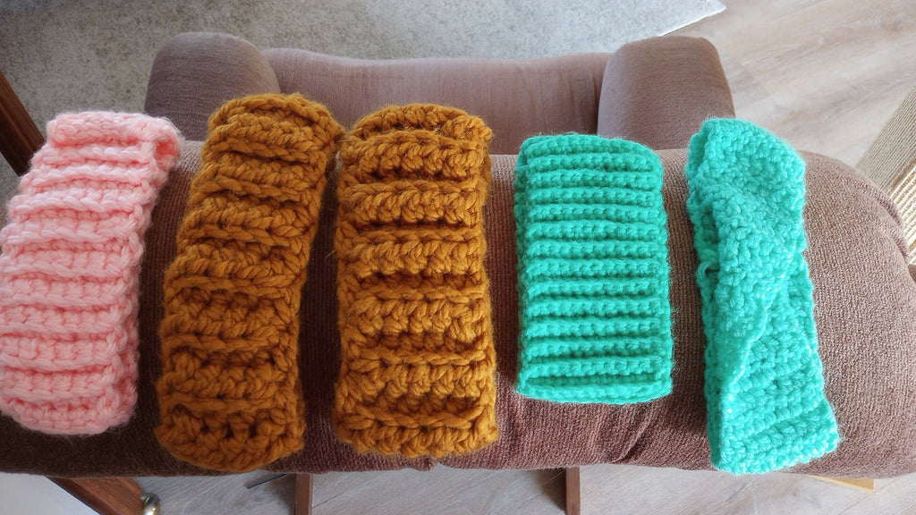 Ribbed Crocheted Headband