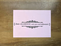 "Enter Algernon" - letterpress print