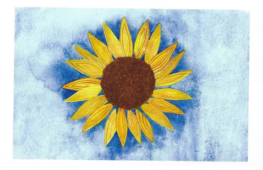 prints of original sunflower watercolor paintings