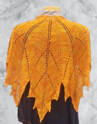 Maple Leaf Shawl: Custom Order