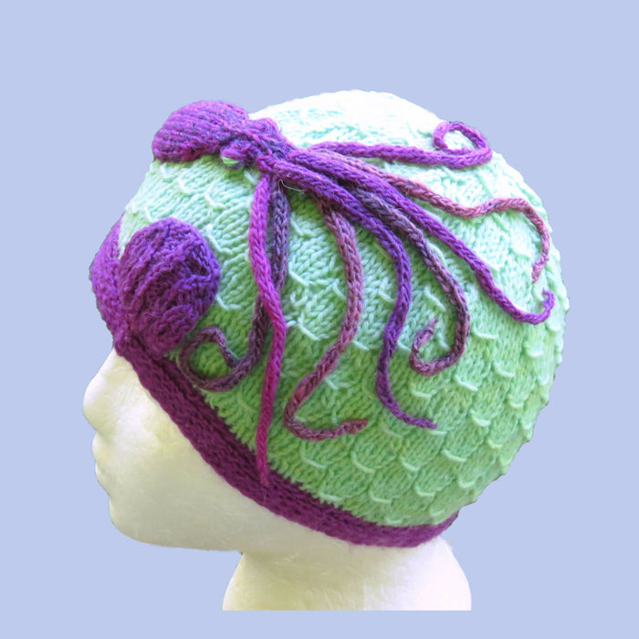 Knitting pattern - Octopus in the Shallows beanie