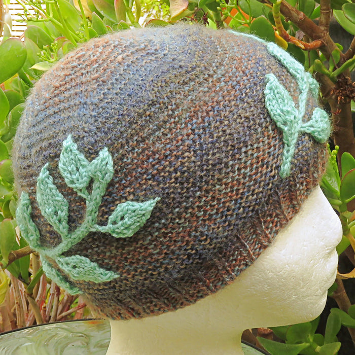 Creature Beanie - spray of leaves