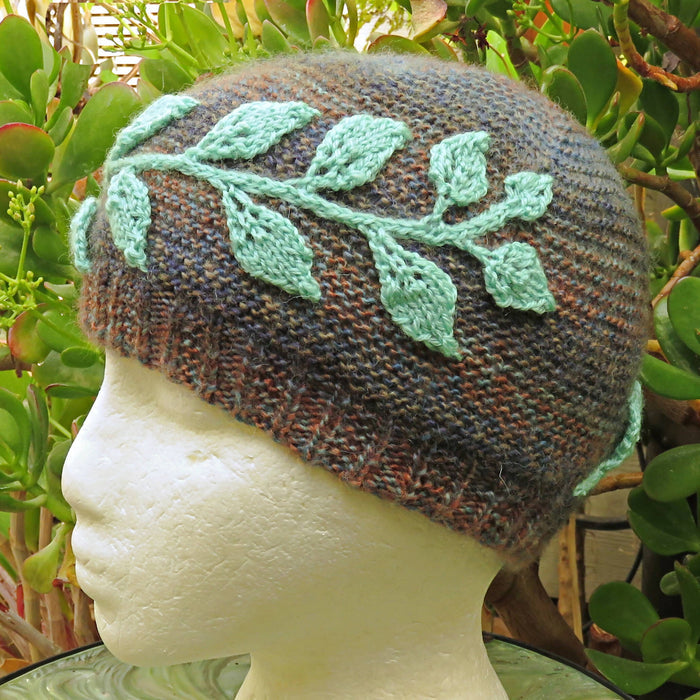 Creature Beanie - spray of leaves