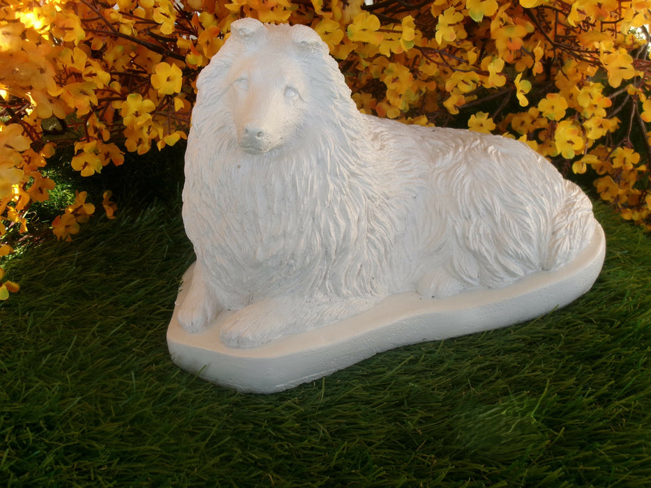 Shetland Sheepdog concrete statue 5x10x6" High