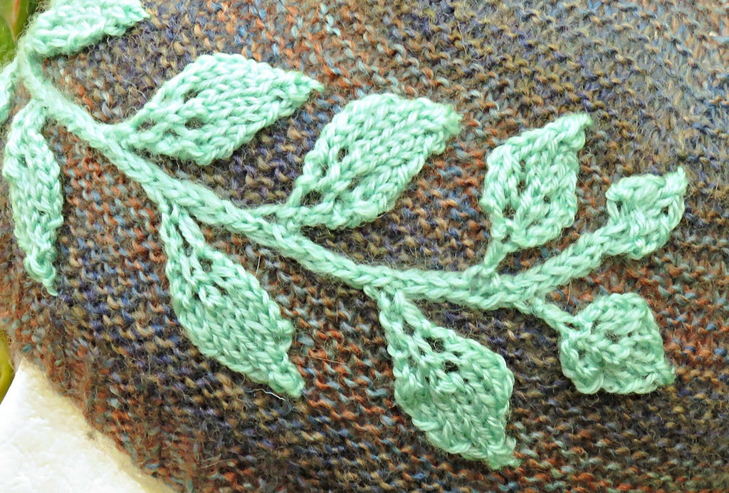 Creature Beanie - spray of leaves