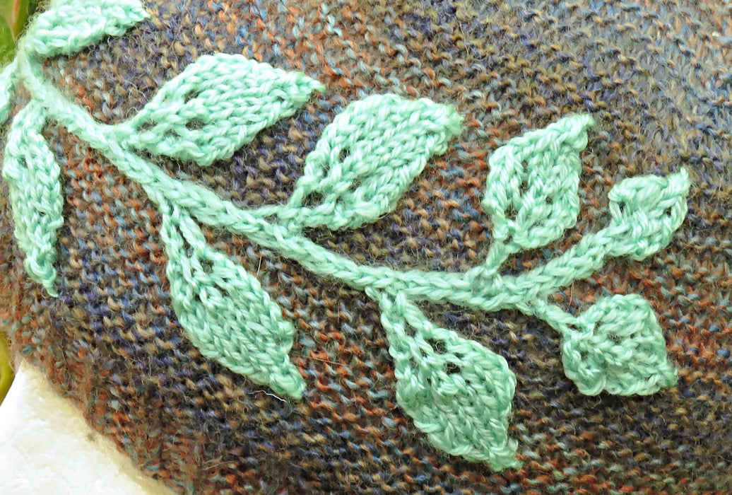 Creature Beanie - spray of leaves