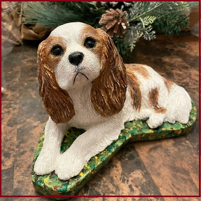 Cavalier King Charles Spaniel Concrete 6x10-1/2 x 6" High