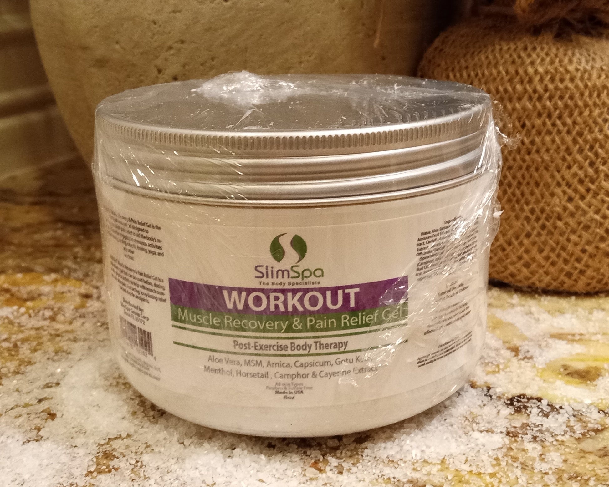 Workout Muscle Recovery & Pain Relief Gel 8 oz.
