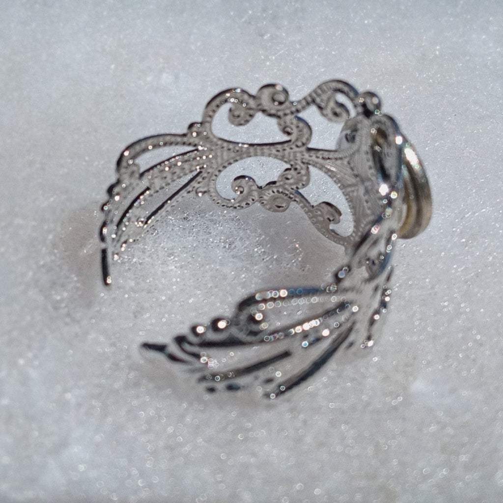 9mm Filigree Bullet Ring
