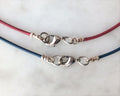 Pearl on a Leather Cord Necklaces