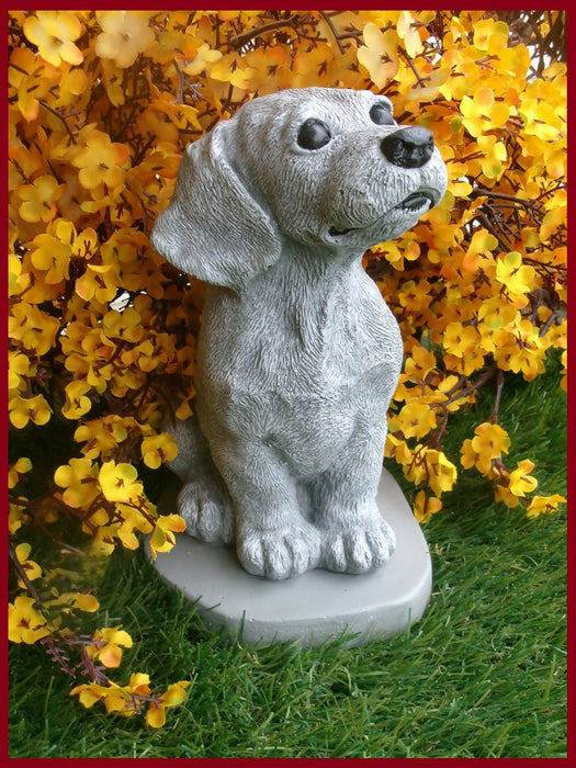 Beagle dog Concrete Statue figurine 5x5-1/2 x 8-1/4" High