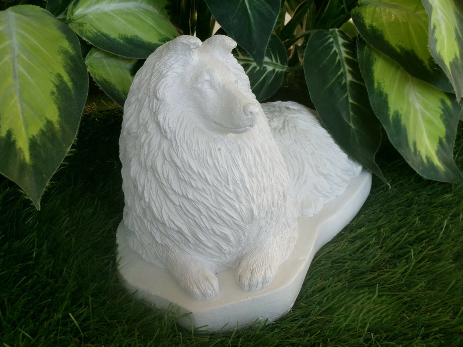 Shetland Sheepdog concrete statue 5x10x6" High