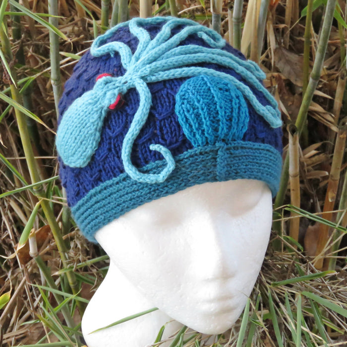 Knitting pattern - Octopus in the Shallows beanie