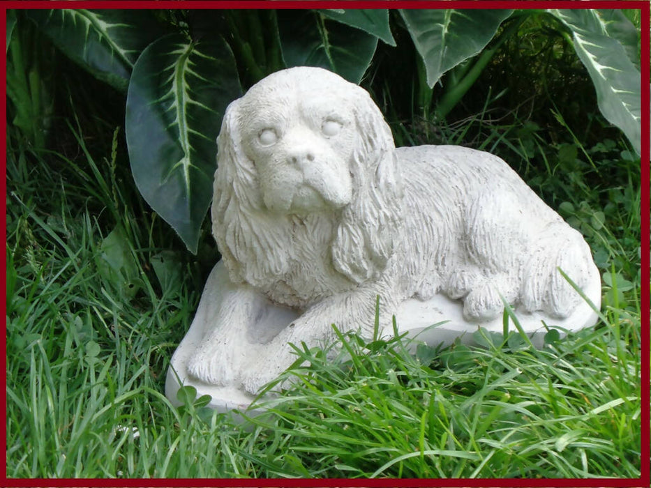 Cavalier King Charles Spaniel Concrete 6x10-1/2 x 6" High