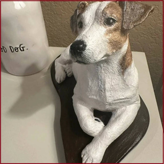 Jack Russell Terrier Dog Concrete 5 x 11 x 7-1/4" High