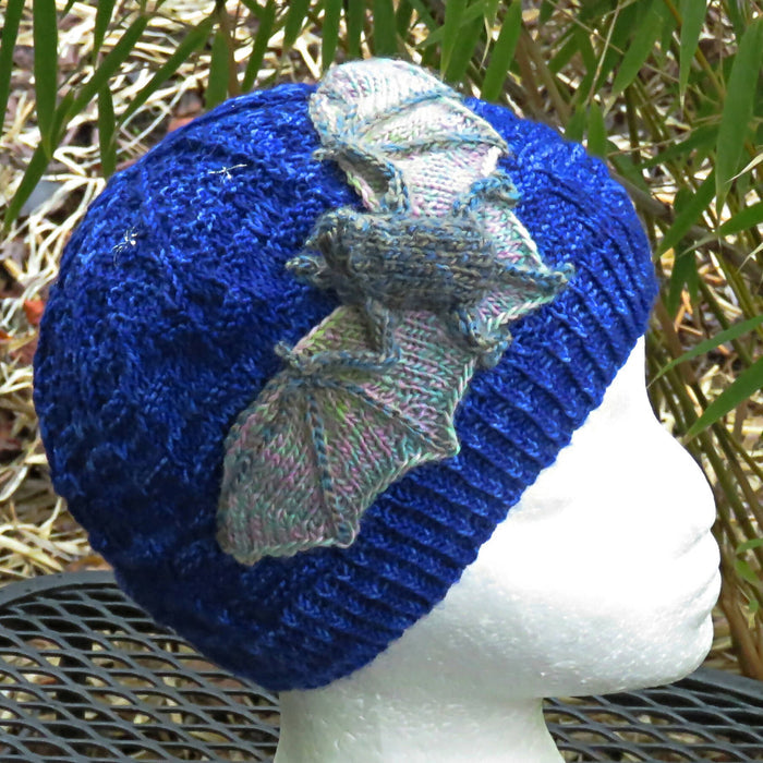 Creature Beanie - Bats in the Night Sky, Size L