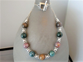 Soochow Jade and Sterling Silver Necklace