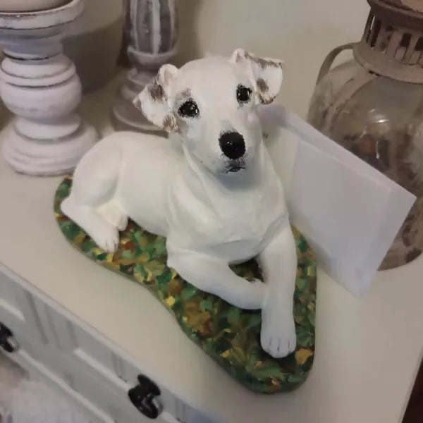 Jack Russell Terrier Dog Concrete 5 x 11 x 7-1/4" High