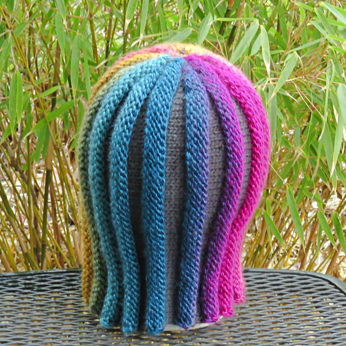 Rainbow Helmet-Wig