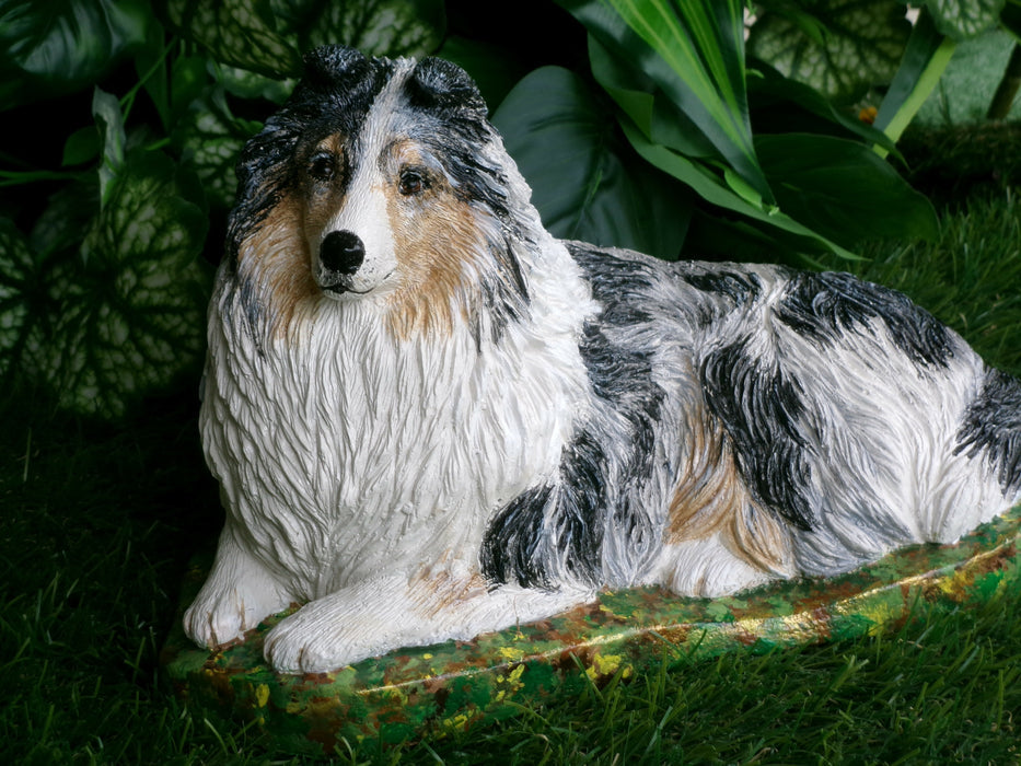Shetland Sheepdog concrete statue 5x10x6" High