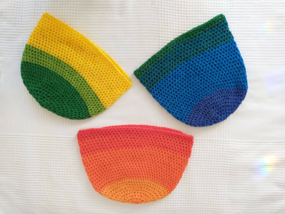Rainbow Ombre Beanie Hat