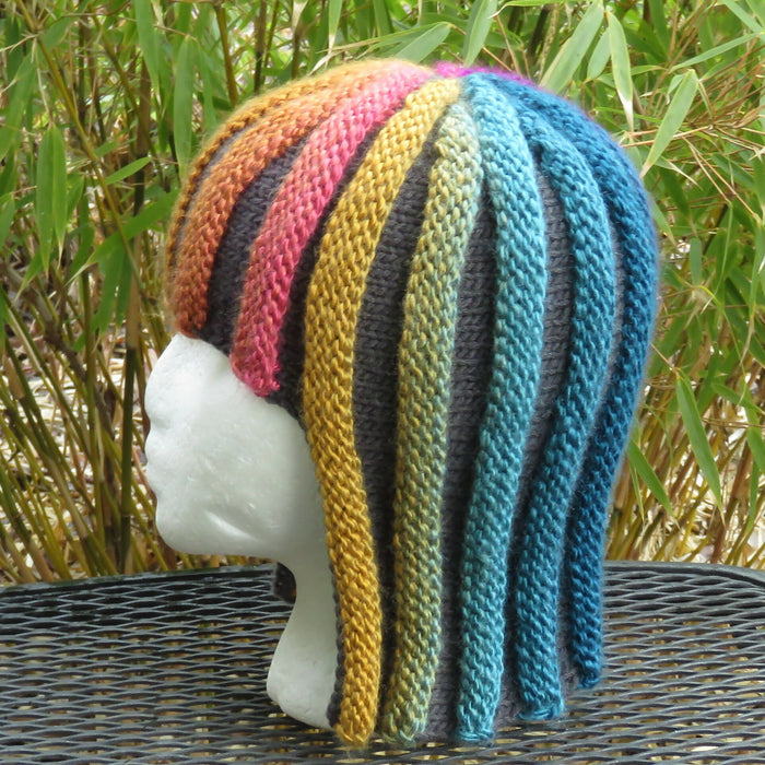 Rainbow Helmet-Wig