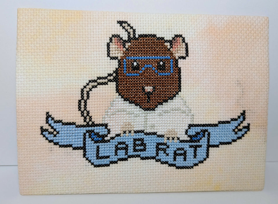 Lab Rat Cross-Stitch