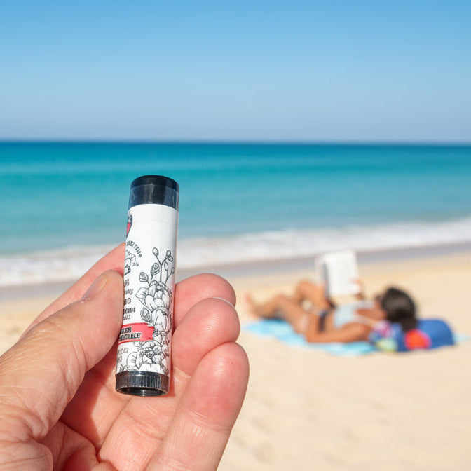 Summer Strawberry Goat Milk Lip Balm — SPF 30