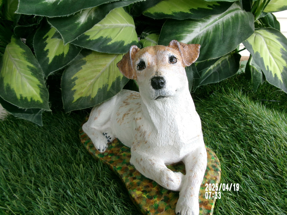 Jack Russell Terrier Dog Concrete 5 x 11 x 7-1/4" High
