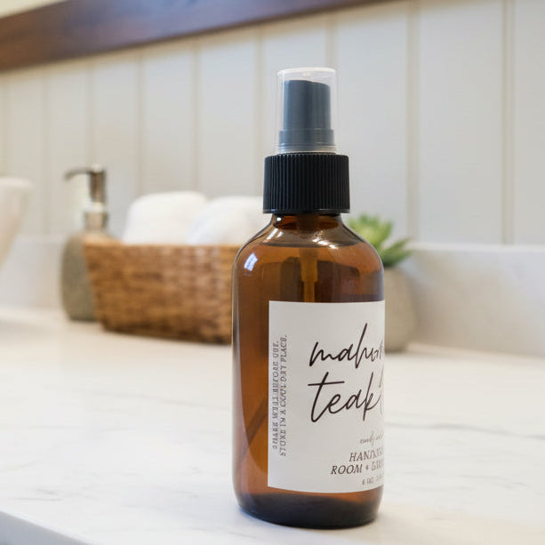 Mahogany Teakwood Room and Linen Spray - 4oz