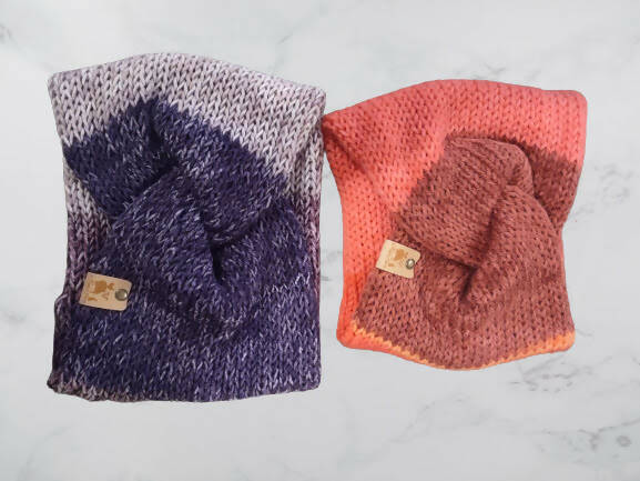 Twisted Knit Earwarmer Headband: Custom Order