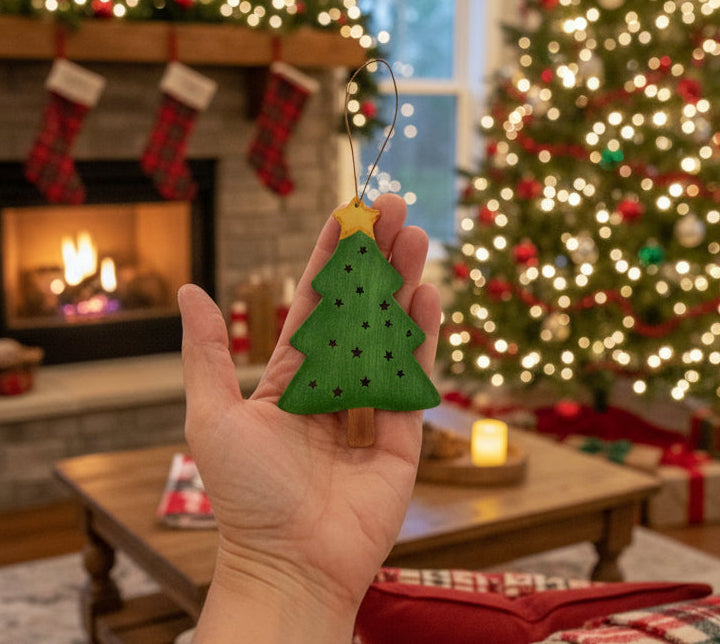 Tin Christmas Tree ornament