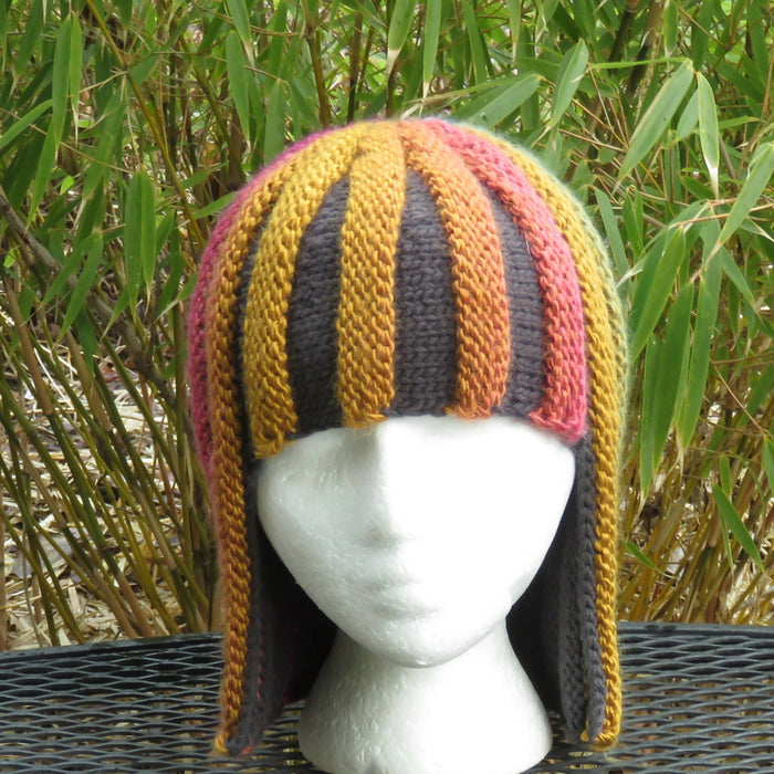 Rainbow Helmet-Wig
