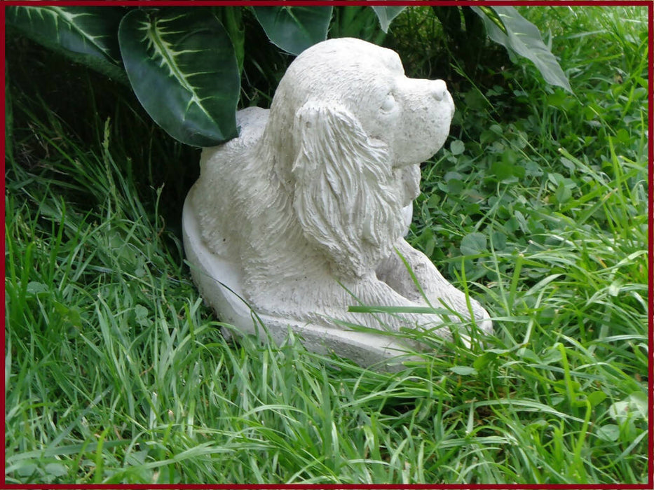 Cavalier King Charles Spaniel Concrete 6x10-1/2 x 6" High