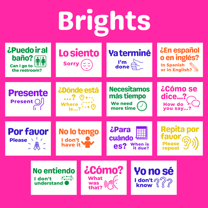 Spanish Poster Set: Classroom Phrases ~ Printable ~ 6 Designs Included ~ Class Display, Wall Art, Visual ~ Home, Elementary, Middle, High School