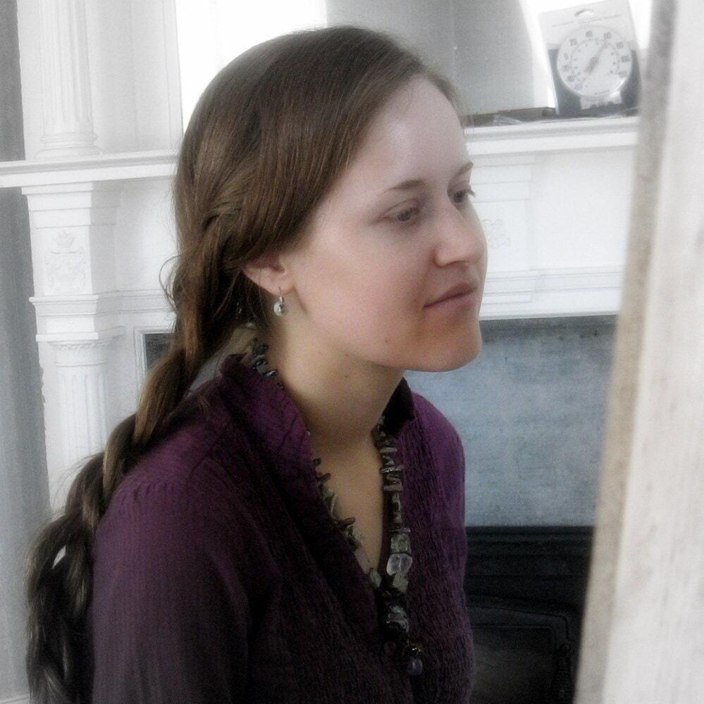 merchant's lady-- pearl, gemstone and art glass necklace-- handmade by thebeadedlily