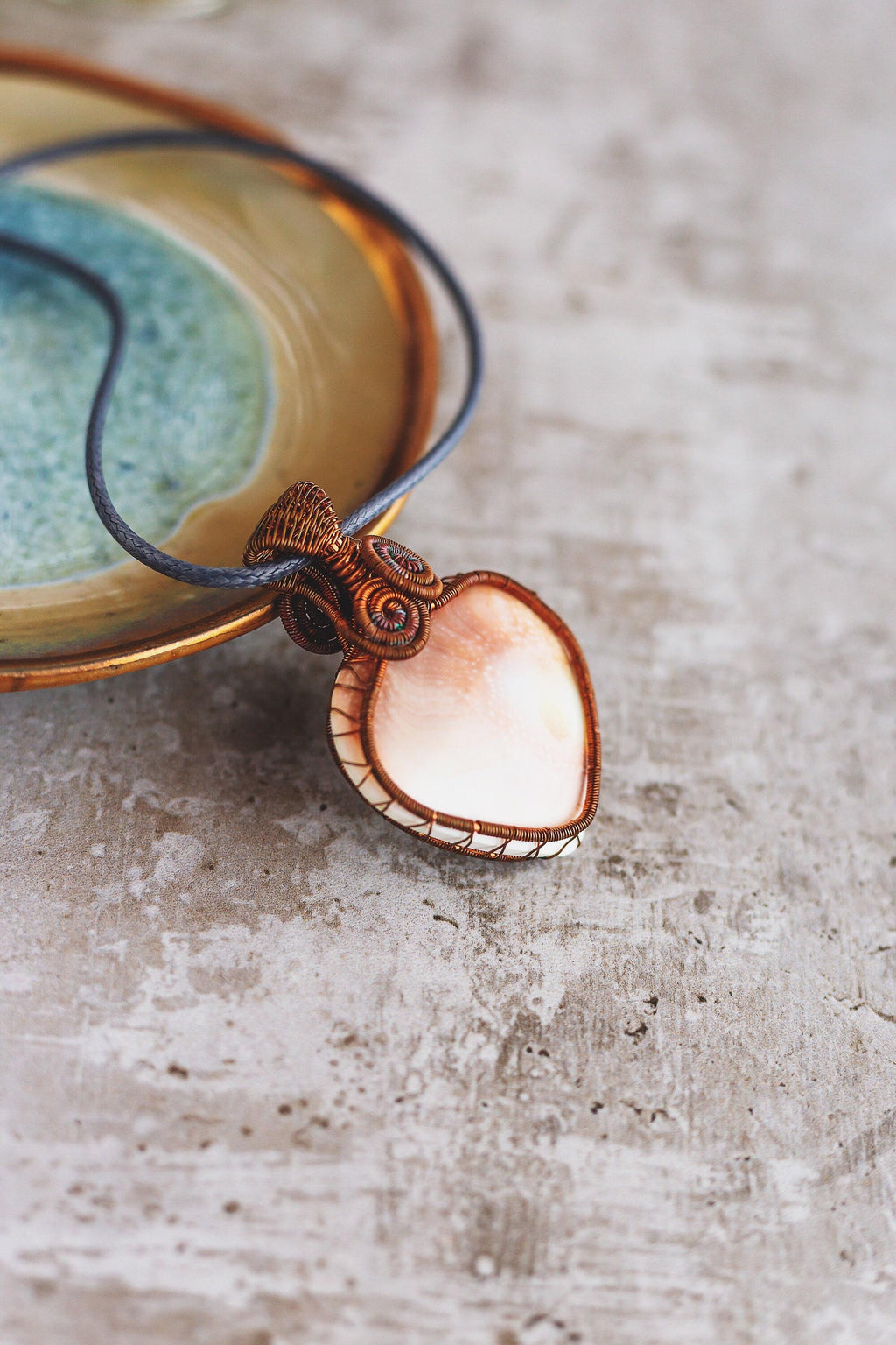 Shiva Shell Necklace, Reversible Necklace, Gift for Wife, Wiccan Jewelry