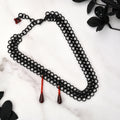 Vampire Bite Choker - Aluminum or Stainless Steel - Adjustable