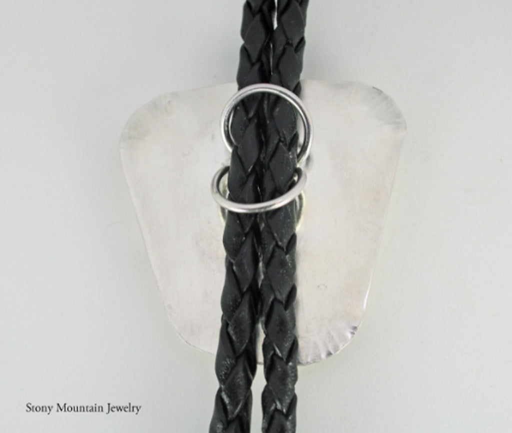 One of a Kind Bolo Tie, Unique Handmade Purple Jade Bolo Tie for Men & Women, Wedding Bolo Tie, Sterling Silver Custom Bolo Tie