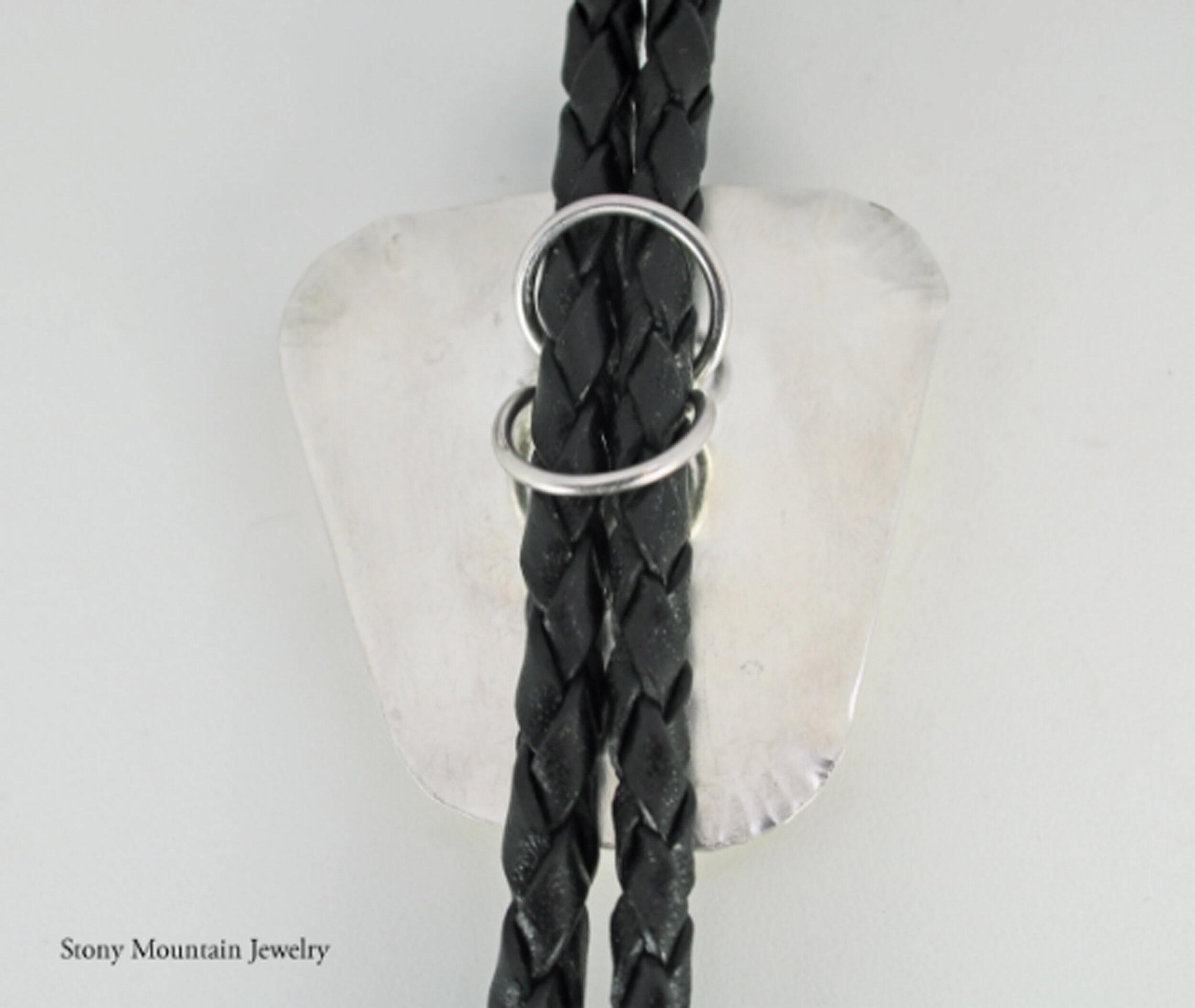 One of a Kind Bolo Tie, Unique Handmade Purple Jade Bolo Tie for Men & Women, Wedding Bolo Tie, Sterling Silver Custom Bolo Tie