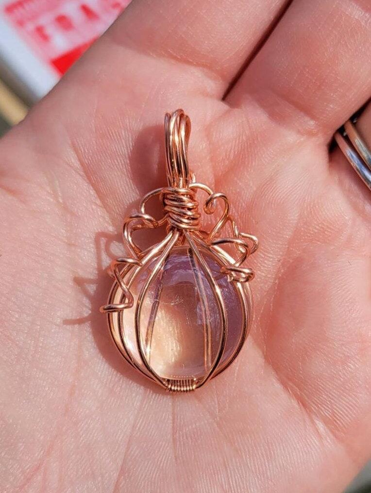 Cream Pumpkin Charm Necklace Pendant