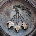 Oak Leaf Necklace Nature Accessory